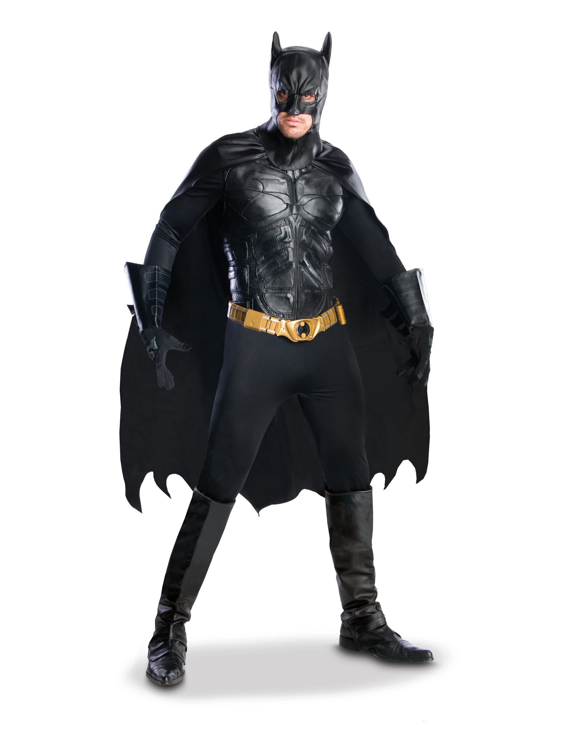 Batman Grand Heritage Kostüm für Herren schwarz-goldfarben