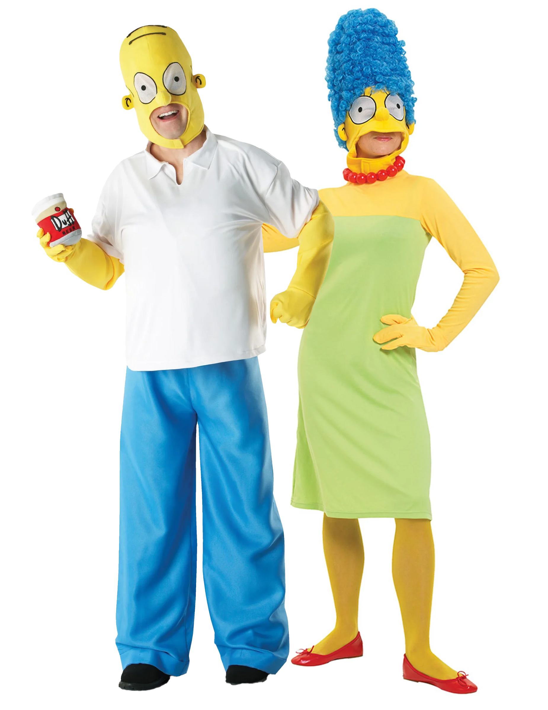 Die Simpsons Paarkostüm Homer und Marge