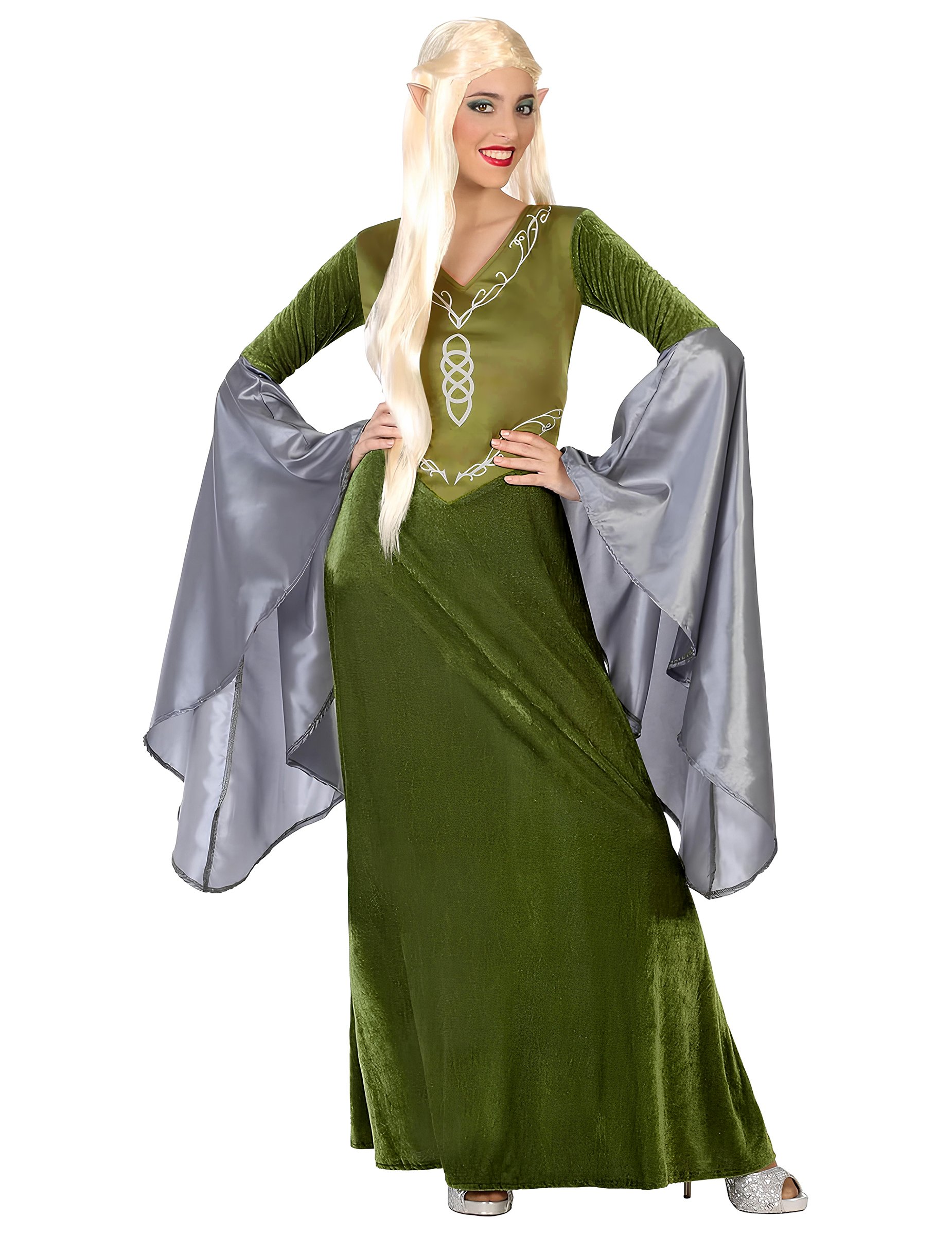 Elfenkostüm für Damen grün