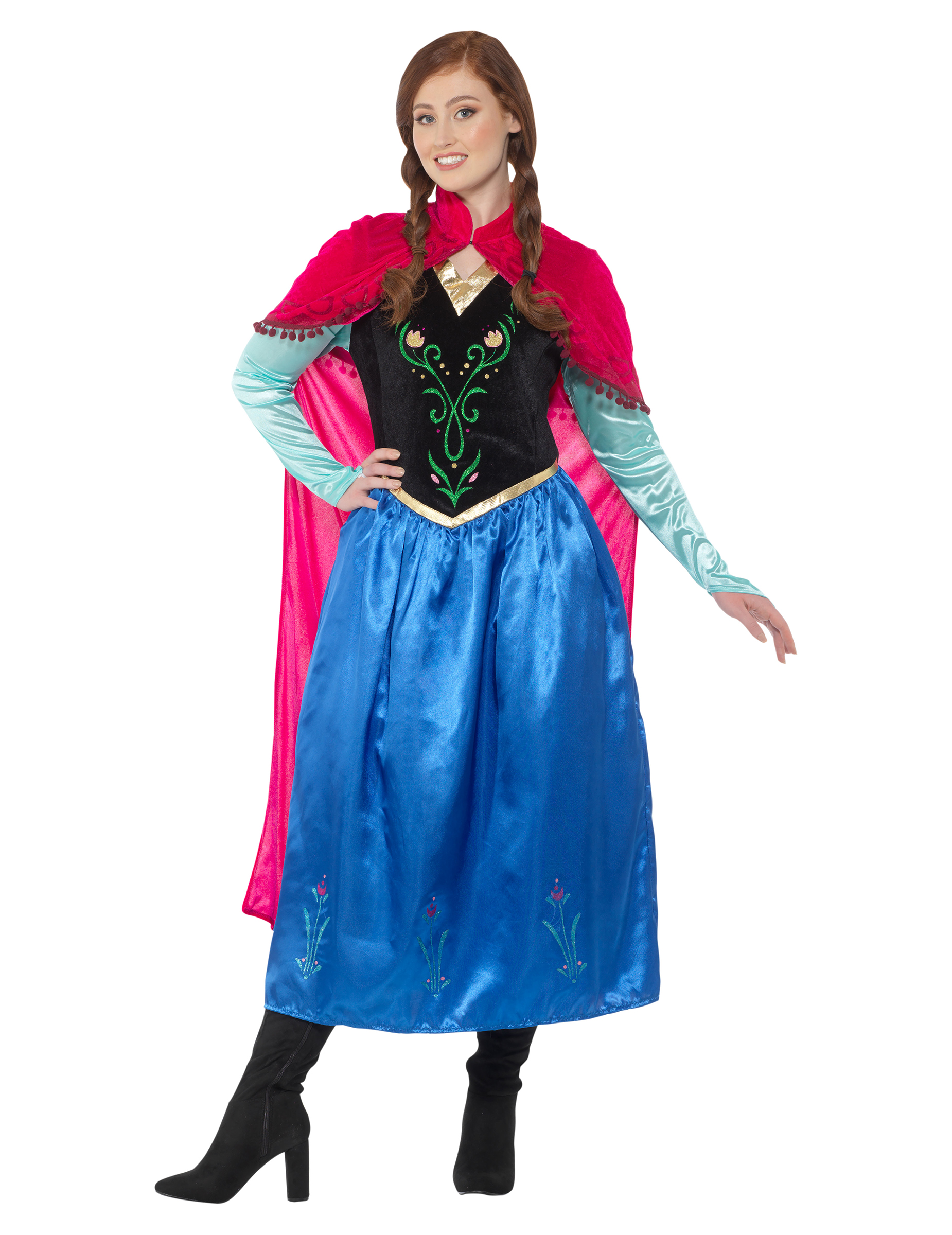 Kostüm Märchenprinzessin für Damen bunt