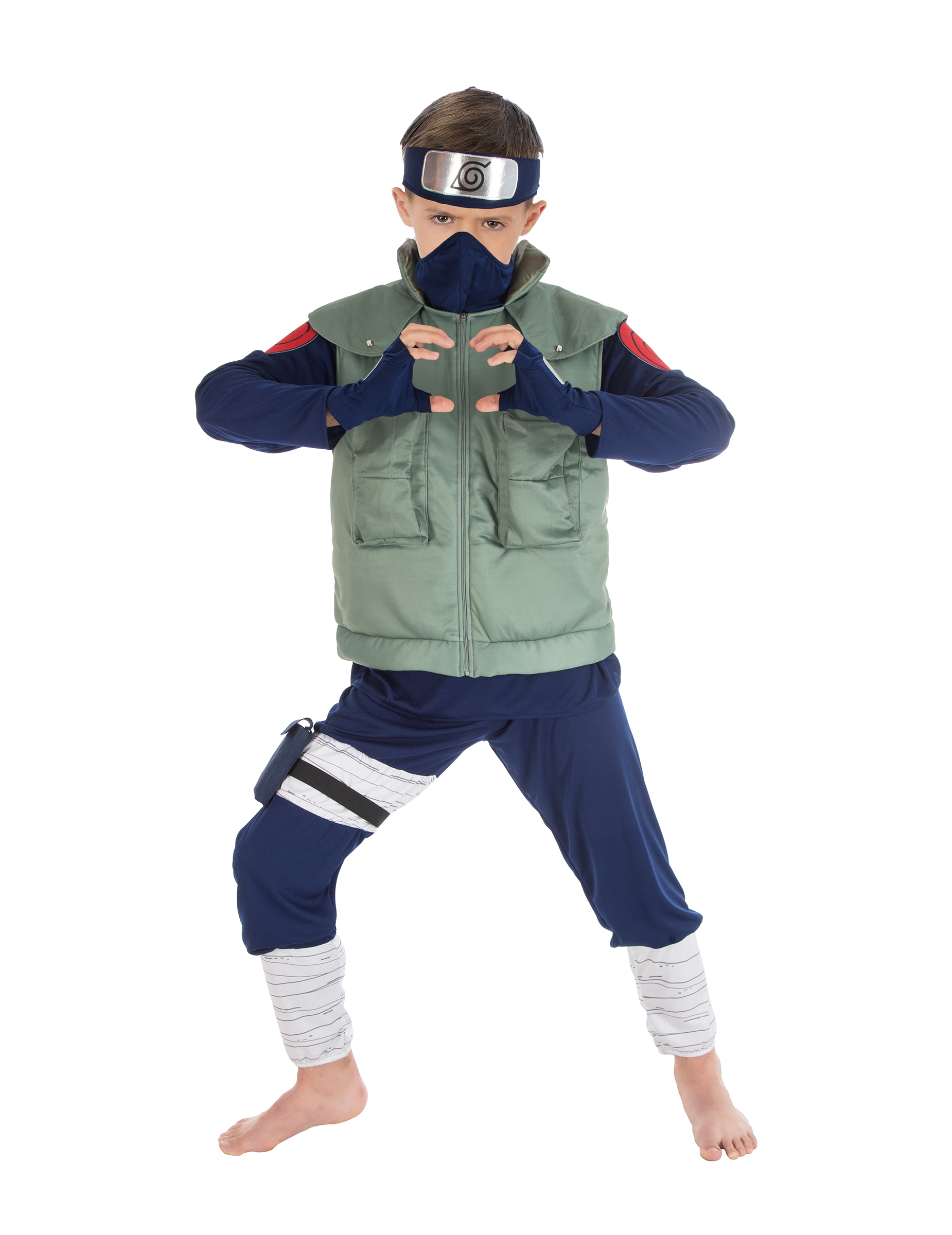 Offizielles Kakashi-Kostüm für Kinder Naruto bunt