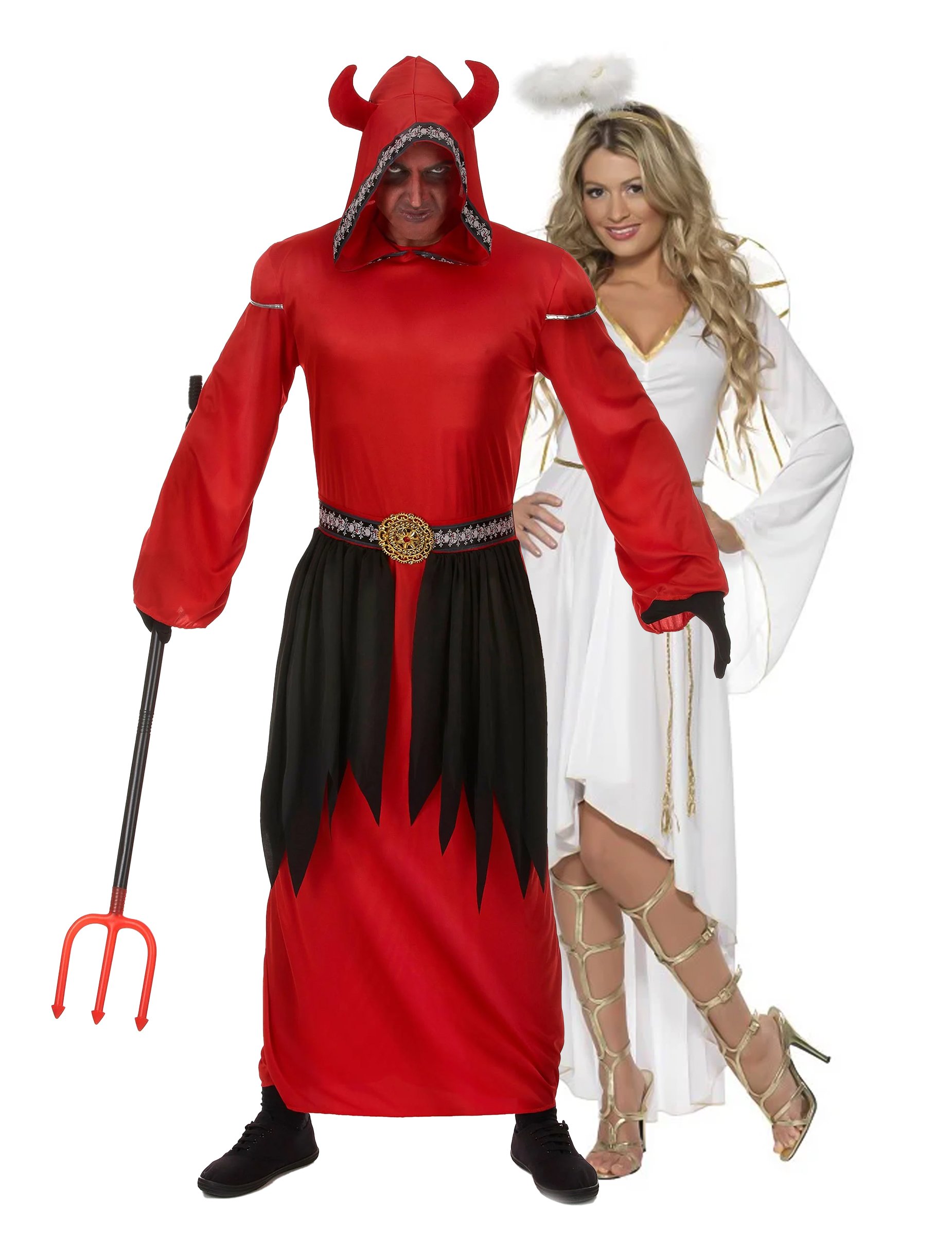 Paarkostüm Engelchen und Teufelchen