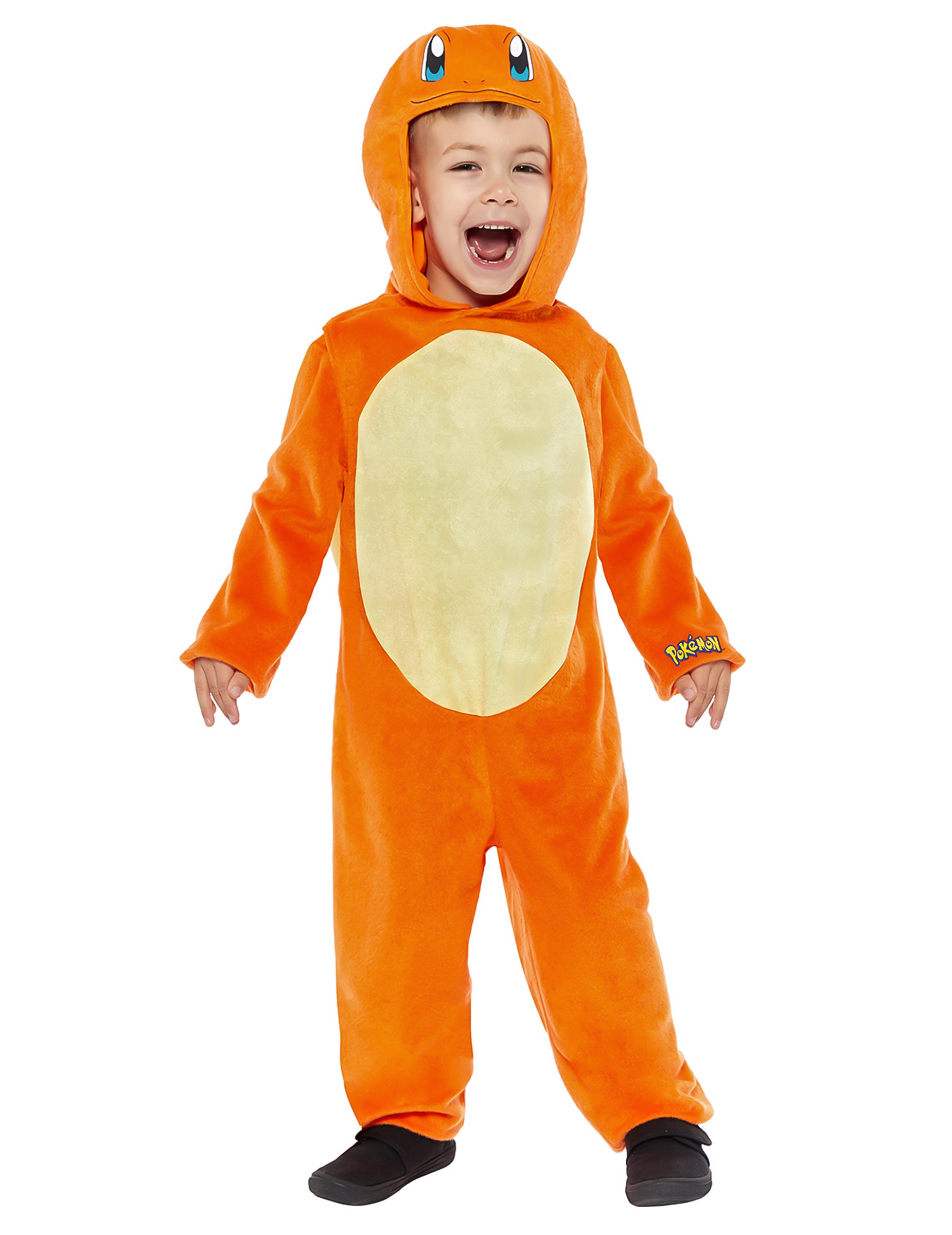 Pokémon Glumanda-Kinderkostüm Lizenzartikel orange