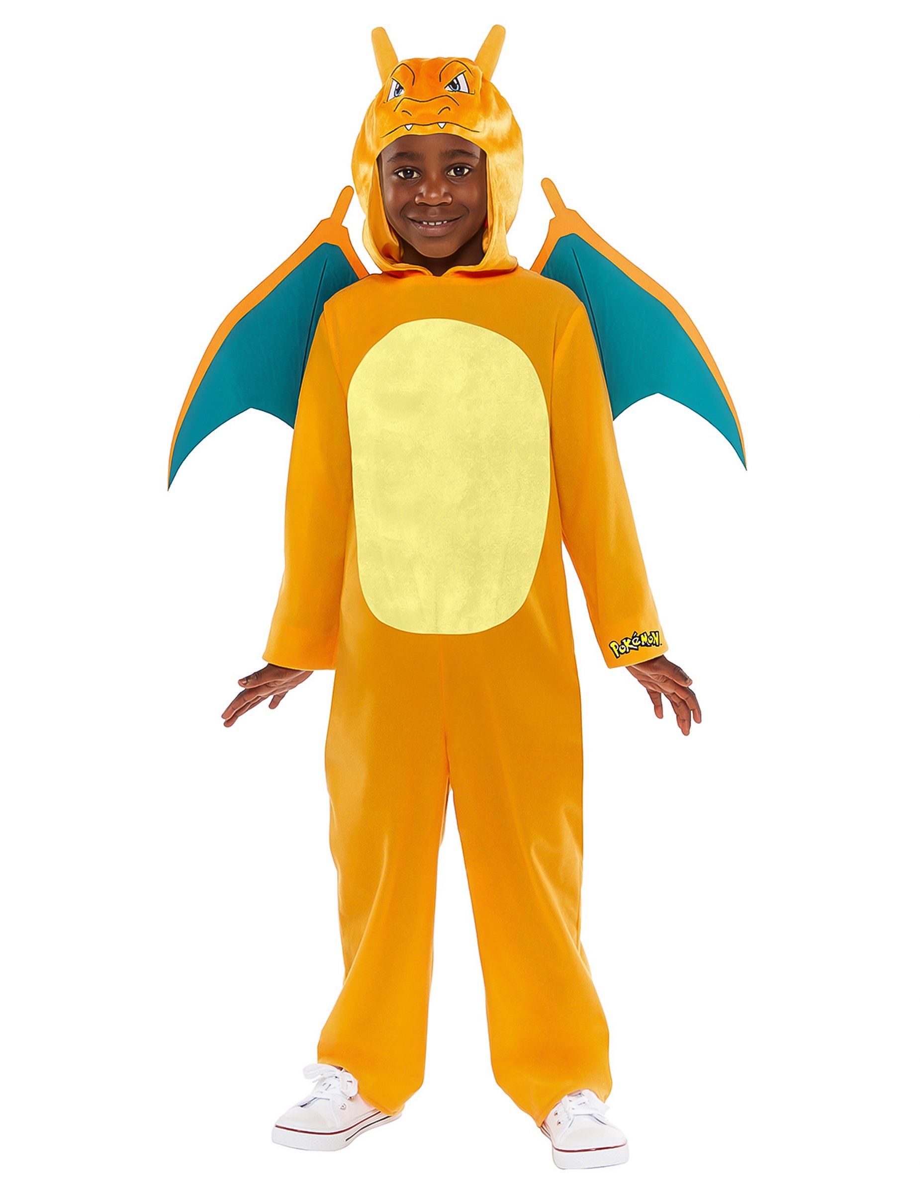 Pokémon Glurak-Kinderkostüm Lizenzartikel orange