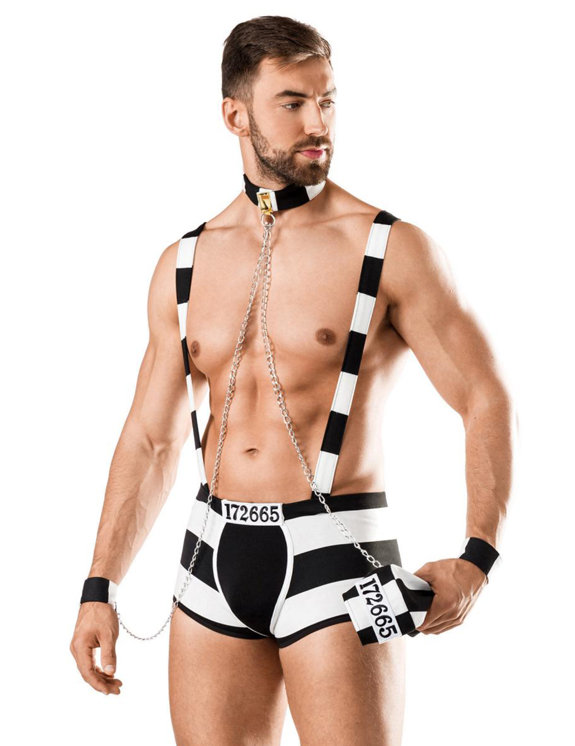 Sexy Sträflingskostüm Kostüm für Männer