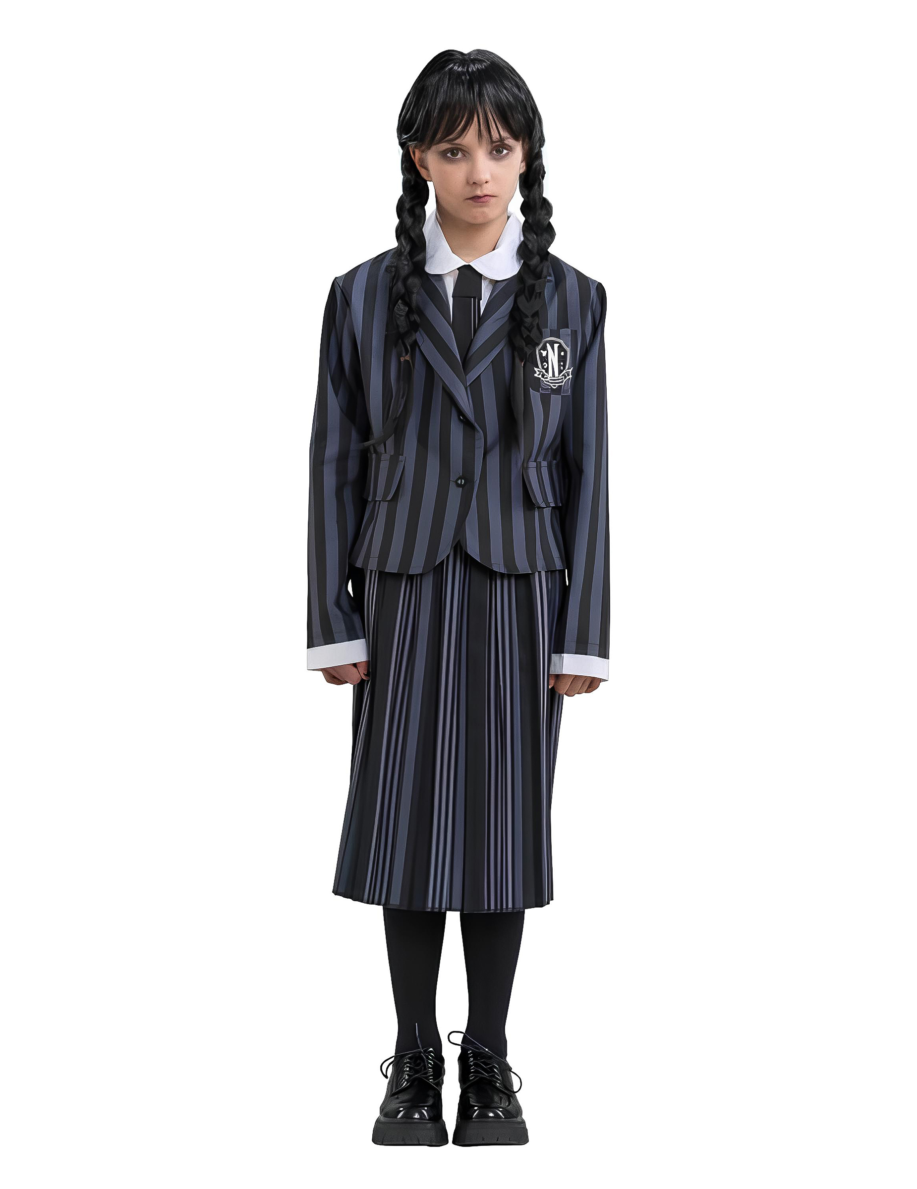 Wednesday Addams Family Kinderuniformkostüm