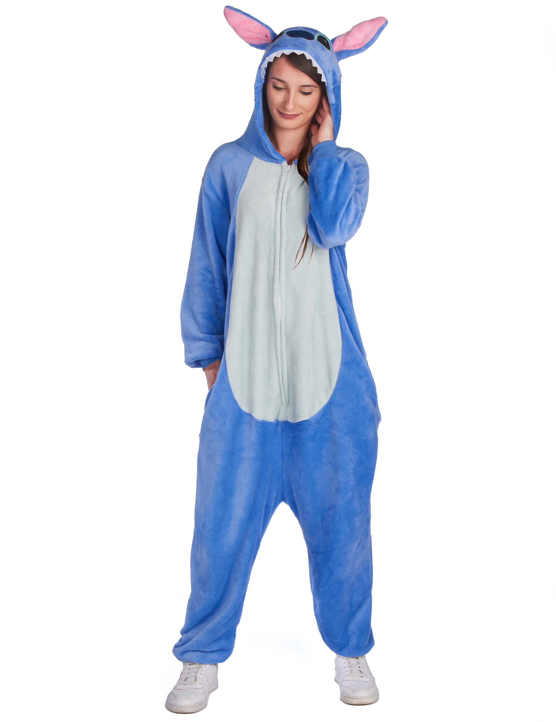 Alienkostüm für Damen blau