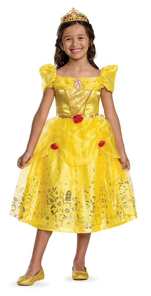 Disney Belle Mädchenkostüm - Kinder 6-8 Jahre gelb | Karneval & Fasching | Kostüme.com