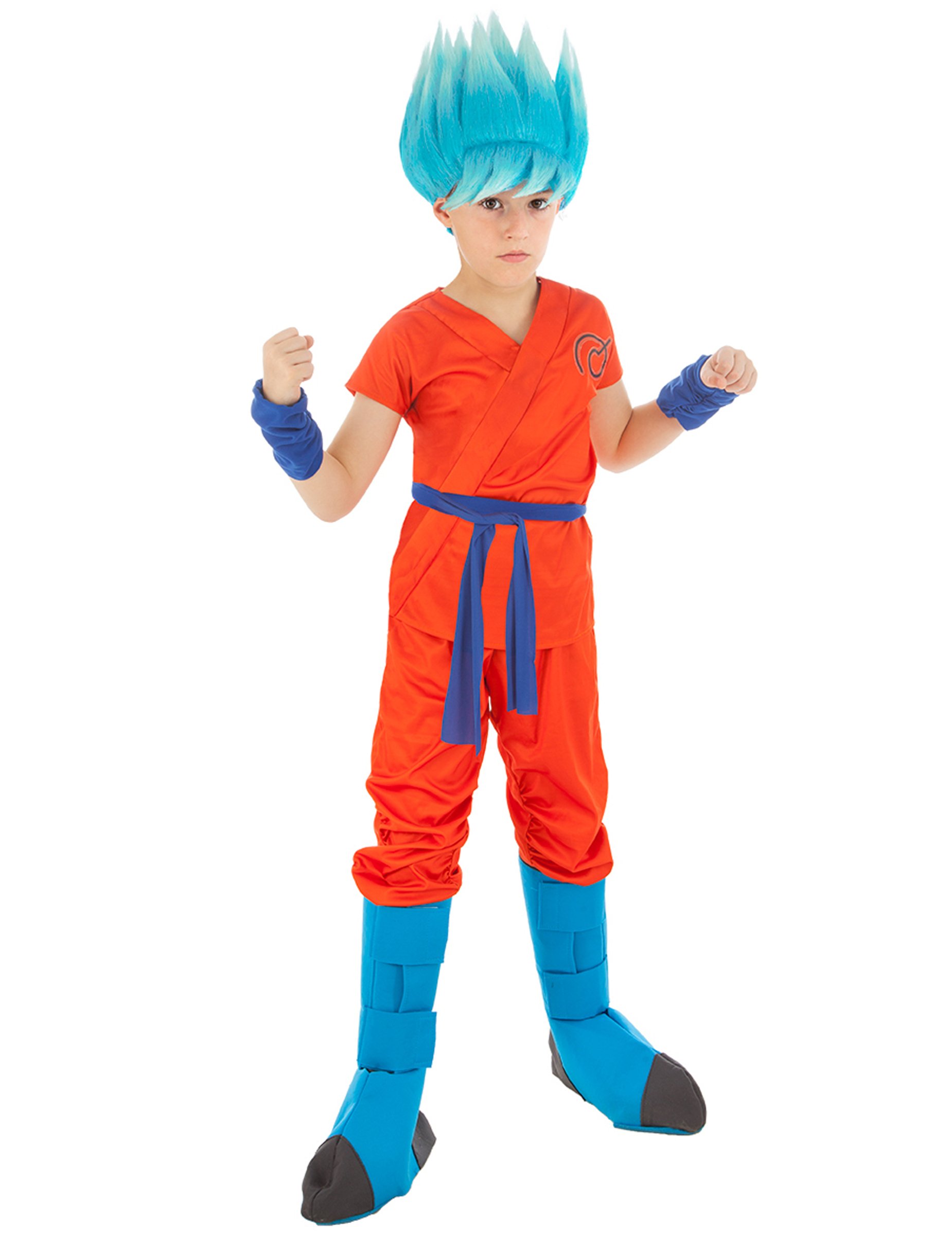 Dragonball Z-Kostüm für Kinder Son Goku-Kinderkostüm orange