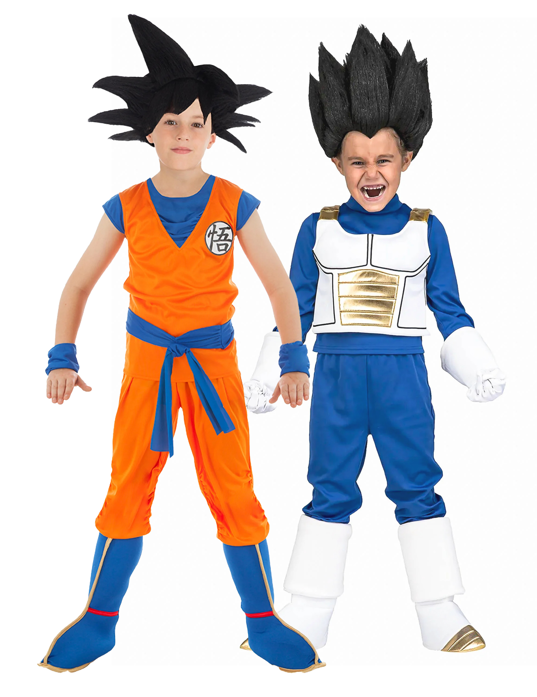 Dragon Ball Z Paarkostüm Goku und Vegeta Kinder