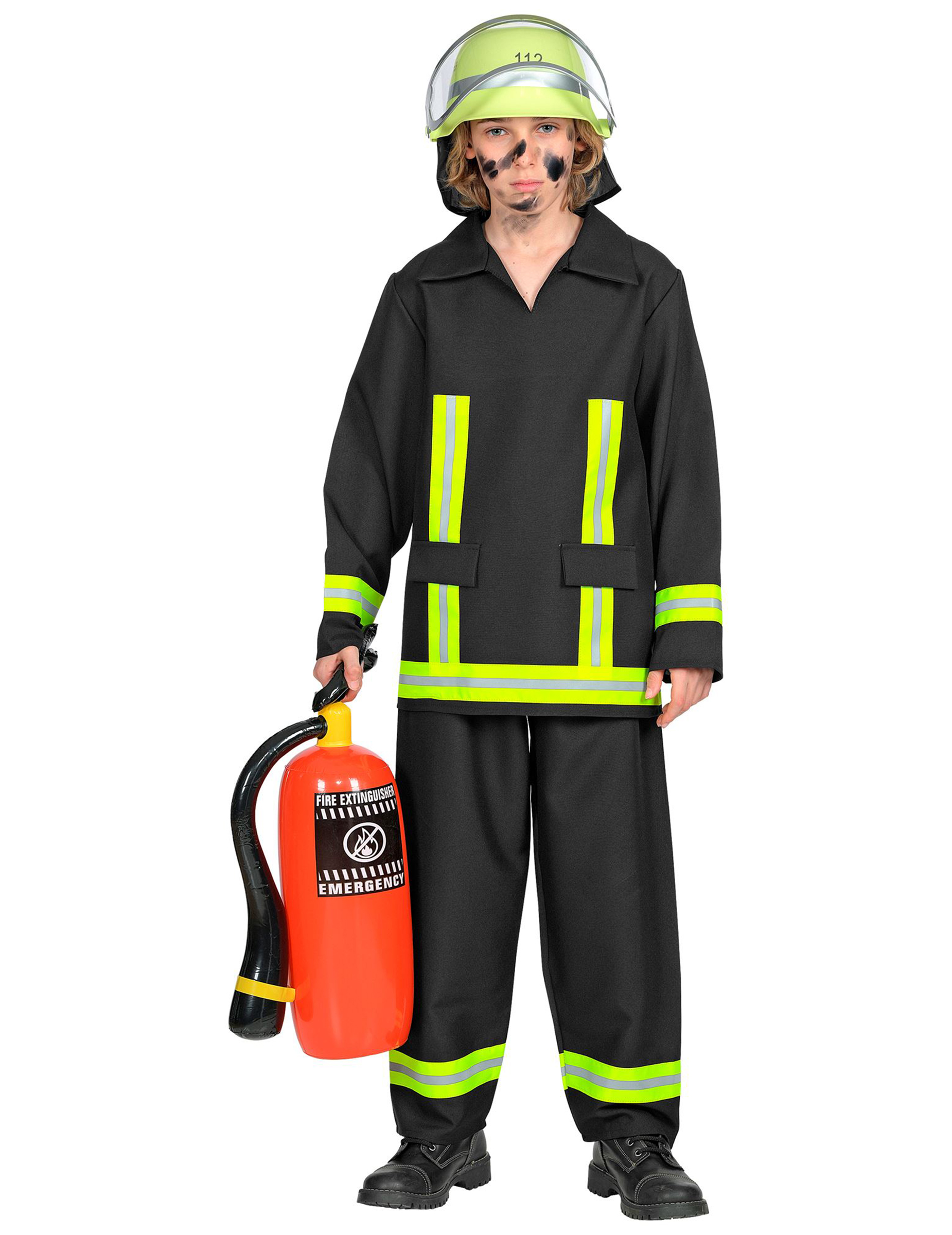 Feuerwehrmann-Kostüm für Kinder Karneval