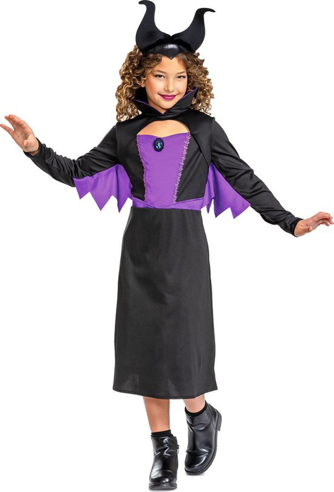 Maleficient Kostüm für Mädchen - Kinder 5-6 Jahre schwarz | Karneval & Fasching | Kostüme.com