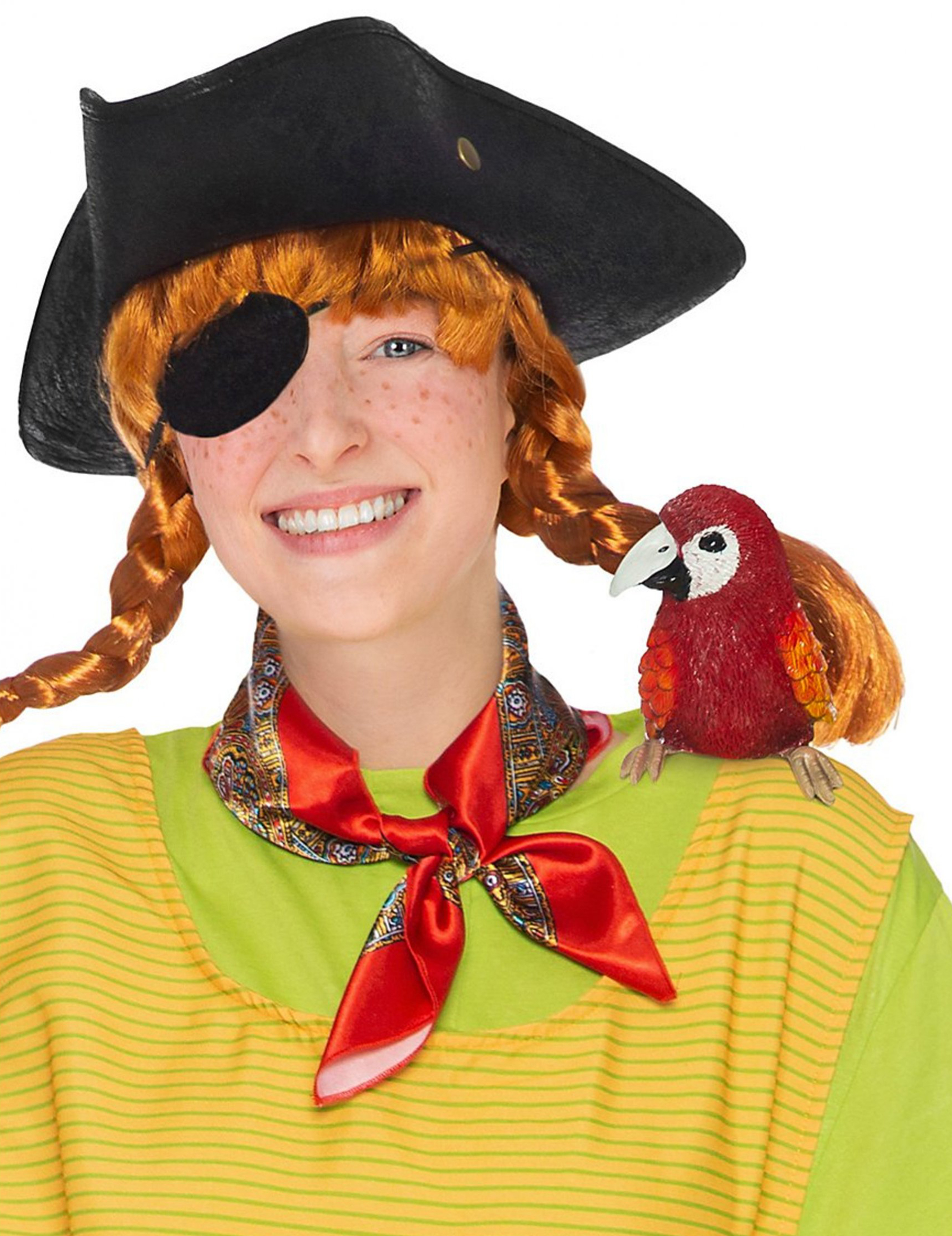 Rosalinda Papagei-Figur Pippi Langstrumpf Accessoire bunt