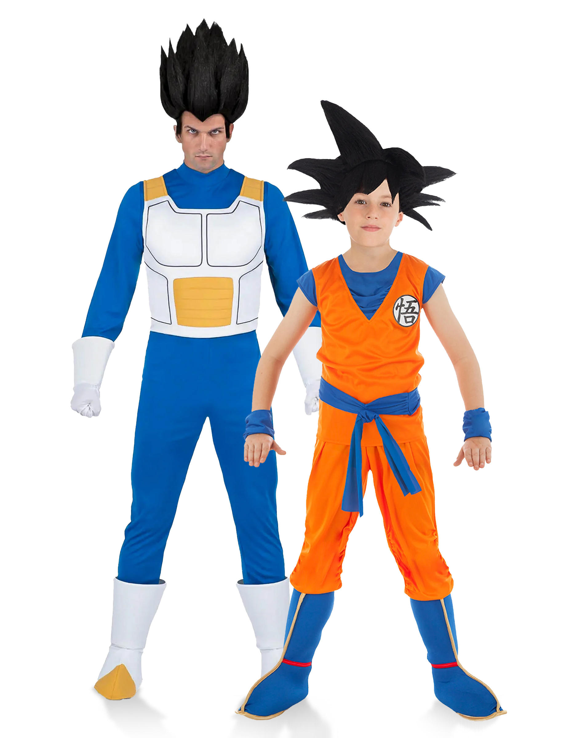 Vegeta und Goku Eltern Kinder Kostüm